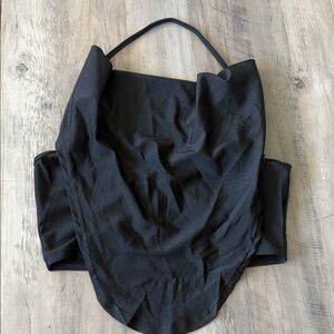 SHEIN Elegant Black Crop Top